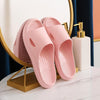 Household Soft Sole Slippers Bathroom Non-Slip Sandals, Size: 38-39(Pink)