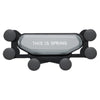 Car Air Outlet Six-claw Gravity Mobile Phone Holder Bracket (Silver)