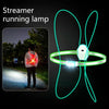 USB Rechargeable Running Light Strap Chest Light(Fluorescent Green)