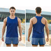H-Shape Summer Men Sports Vest Casual Breathable Quick-drying Outdoor Running Vest, Size: L(Navy Blue)