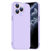For iPhone 11 Pro Max Nano Lens Cover Liquid Silicone Phone Case(Light Purple)