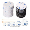200 PCS 20x1.5mm Round EVA Foam Double-sided Adhesive Strong High-viscosity Sponge Sticker(Black)