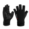 Sports Riding High Elasticity Fishing Protective Gloves, Size: One Size(Black Half Finger)