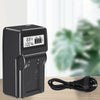 F550/F750/F970 LCD Single Charger Camera Battery Charger, EU Plug