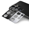 3 PCS Phone Camera Aluminum Alloy Film Rear Camera Protective Film For Samsung Galaxy S21 Ultra (Silver)