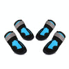 HCPET Dog Rain Boots, Blue, Size 7 (8cm), Non-Slip & Waterproof