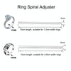 3mm 10cm Ring Size Tightener Reducer Resizing Tools Ring Spiral Adjuster for Female