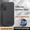 For Samsung Galaxy S24 FE 5G HUIYI Leather Magnetic Phone Case(Grey)