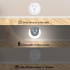 USB Charging Light & Human Body Sensing Control Smile Magnetic Night Light(Warm white light)