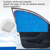 R-2938 Single-Layer Sun Protection Magnetic Car Curtain Vehicle Water Drop Sunshade(Blue Rear)