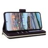 For Samsung Galaxy A34 Nine-card Slots Zipper Wallet Bag Leather Phone Case(Dark Purple)