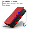 For Samsung Galaxy S24 Ultra 5G Strong Magnetic Frosted Flip Leather Phone Case(Red)