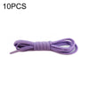 10 PCS Stretch Spandex Non Binding Elastic Shoe Laces (Purple)