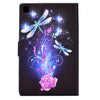 For Samsung Galaxy Tab A7 10.4 2020 Electric Pressed TPU Leather Tablet Case(Butterfly)