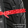 5pcs/Set Motorcycle Electric Two-Wheeler Non-Damaging Anti-Skid Chain Ties(Green)