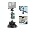 PULUZ Magic Arm Strong Suction Cup Aluminum Alloy Mount(Black)