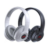 X5 Portable Digital Display Folding Headset FM Radio Headphones, Color: Charging Black