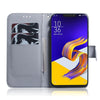 Oil Painting Owl Pattern Coloured Drawing Horizontal Flip Leather Case for Asus Zenfone 5z ZS620KL / Zenfone 5 ZE620KL, with Holder & Card Slots & Wallet