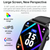 Bluetooth Talk HD Large Screen Heart Rate Oxygen Monitoring Multi-Sport Mode Smart Watch(Black)