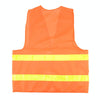 XL Reflective Fluorescent Vest Safty Cloth Driving School Construction Traffic Safty Warning Working Cloth(Orange)
