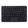 Mini Bluetooth Wireless Keyboard with Touch Panel, Compatible with All Android & Windows 7 inch Tablets with Bluetooth Functions(Black)