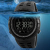 SKMEI 1250 Men Outdoor Waterproof Sports Digital Watch Multi-Function Watch(Black)