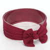 Cute Bowknot Infant Baby Girl Hairband Headwear Headbands(Wine#27)