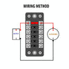 ZH-979A1 FB1903 1 In 1 Out 6 Ways No Distinction Positive Negative Fuse Box with 12 Fuses for Auto Car Truck Boat