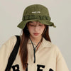 Summer Outdoor Mountaineering Fisherman Hat Camping Sun Protection Cap, Size: M(Green)