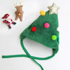 Green Christmas Pet Hat, Large (4-7.5kg)