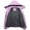 Women Winter Fleece Windproof Warm Jacket Outdoor Waterproof Breathable Mountaineering Clothing, Size: XXL(Pink)