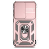 For Samsung Galaxy S25 5G Sliding Camshield Holder Phone Case(Rose Gold)