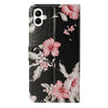 For Samsung Galaxy A06 4G Colored Drawing Marble Pattern Leather Phone Case(Azalea)
