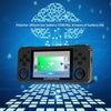 Powkiddy RG351P 3.5 inch IPS Screen Double Joystick Retro Handheld Game Console 1GB+64GB Memory, Linux OS(Black)