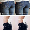 Buttocks Panties Hip Silicone Panties Beautiful Body Women Panties, Size:L, Style:4 PCS Silicone(Black)