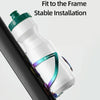 CYCLINGBOX Bicycle Aluminum Alloy Bottle Cage One-Piece Vacuum Plating Bottle Cage Bilateral Positive Opening Bottle Cage(Colorful)