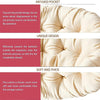 100x100cm Multifunctional Round Thickened Soft Hammock Cradle Cushion(White)