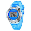 SYNOKE 99329 Waterproof Luminous Sports Electronic Watch for Children(Blue)