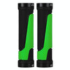 1pair BG-0404 Bicycle Rubber Handle Cover The Mountain Bike Bilateral Lock Dead Anti-Slip Handle Cover(Green)