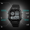 SKMEI 1299 Multifunctional Outdoor Sports Noctilucent Waterproof Digital Display Wrist Watch (Black)