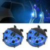 2pcs Ladybug Shape Car Door Anti-collision Colorful Warning Light(Blue)