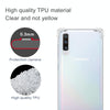 For Galaxy A70 Four-Corner Anti-Drop Ultra-Thin Transparent TPU Phone Case(Transparent)