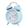Student Cute Style Bell Alarm Clock Bedside Mute Clock With Light Specification Y36 4 Inch (Blue)