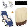 82x93cm Outdoor Deck Chair Cover Waterproof Garden Terrace Patio Chair Cover, Fabric: 420D Oxford(Black)