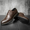 British Men Shoes Brogue Shoes Business Formal Shoes, Size:38(Black)