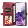 For Samsung Galaxy S20+ Fantasy Multifunctional Zipper Wallet Leather Phone Case(Red)
