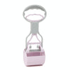 Small Purple Foldable Dog Poop Scooper with Serrated Grip