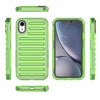 For iPhone XR High Transparency TPU Hybrid PC Airbag Phone Case(Transparent Green)