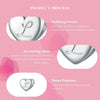 S925 Sterling Silver Platinum-plated Love Letters DIY Beads(L)