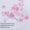 SJ-SD042 Rose Tree LED Christmas Party Decoration Light, Style: Detachable Base(Purple)